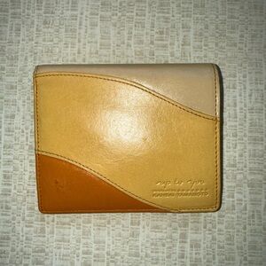 Wallet Up to You Kansai Yamamoto Japanese Japan Orange Yellow Beige